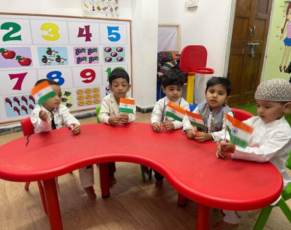 "Independence Day celebration at Stepping Stone Day Care Hyderabad"