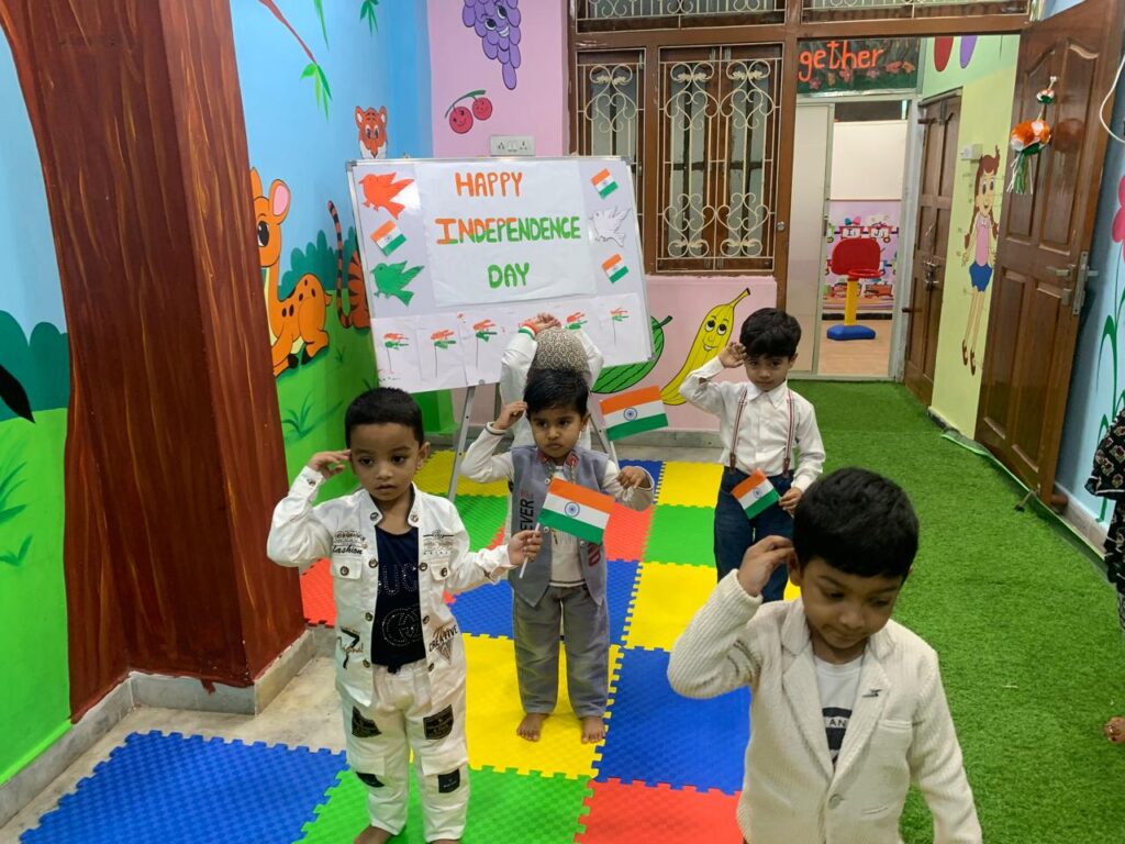 "Independence Day celebration at Stepping Stone Day Care Hyderabad"