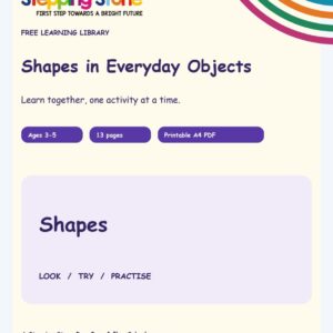 Shapes in Everyday Objects (Free Printable PDF)