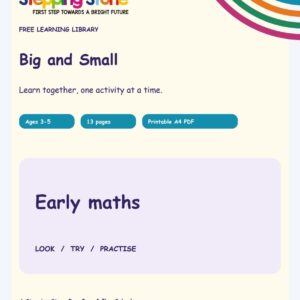 Big and Small (Free Printable PDF)