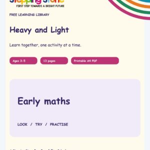 Heavy and Light (Free Printable PDF)