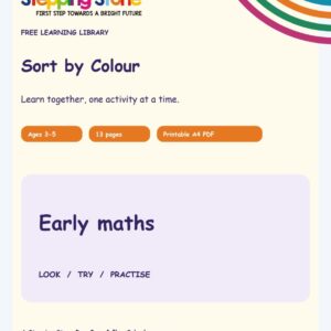 Sort by Colour (Free Printable PDF)