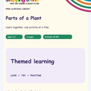 Parts of a Plant (Free Printable PDF)