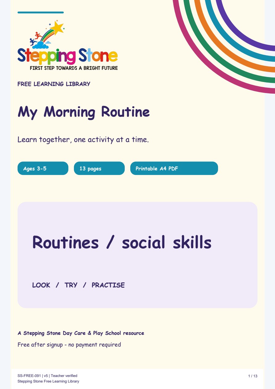 My Morning Routine (Free Printable PDF)